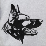 Bluza bawełniana z haftem German shepherd