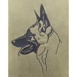 Polar z haftem Malinois side