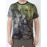 Koszulka z nadrukiem sublimacyjnym Malinois front